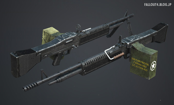 M60 Light Machinegun v1.5 : Fallout4⚡情報局
