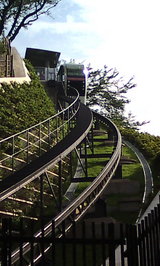 飛鳥山モノレール・山頂に到着
