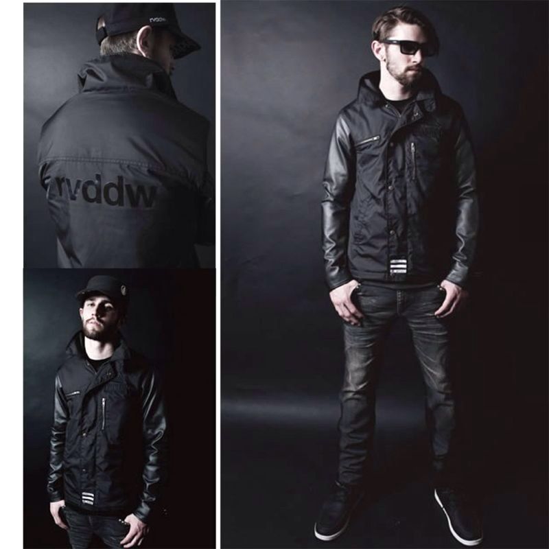 ナイロン×レザーのコンビです。【REVERSAL リバーサル】ライダース  