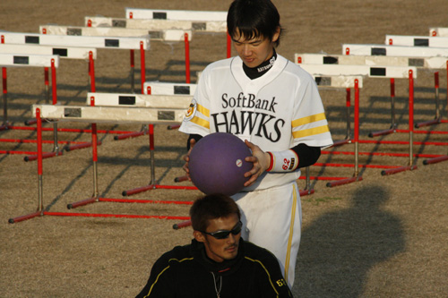 金子選手と山崎選手