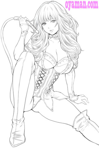 ボンテージの女の子