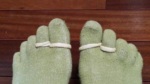 「姿楽∞(しらく メビウス)」を着けています