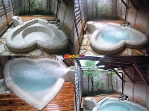 露天湯椛 ハート