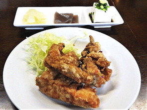鶏の唐揚げ 付け合わせ
