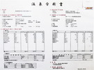 温泉分析書