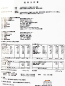 温泉分析書