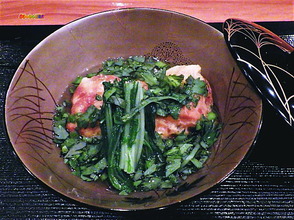 煮物 粟麩卵けんちん包