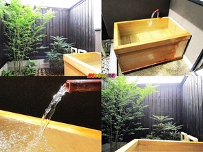 植木温泉 ふろや湯湧 家族風呂 露天