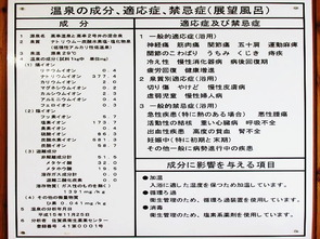 温泉分析書