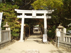 大市八幡正面