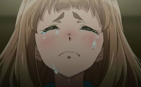 泣くわ
