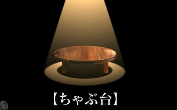 ちゃぶ台返し