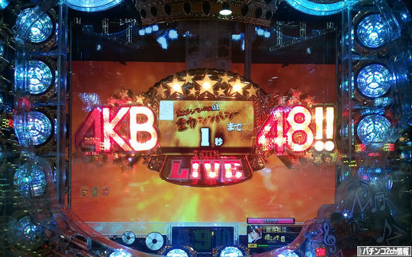 パチンコAKB48の重力シンパシーRTC