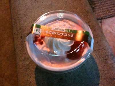 いちごのパンナコッタ