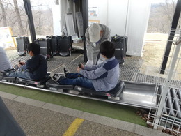 ボブスレー待機中