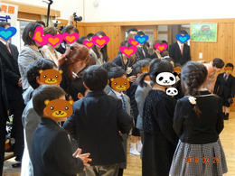 記念品贈呈の真っ最中