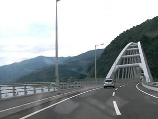 ハーレーのツーリング 桜島大橋