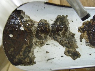 ハーレーの錆びとりケミカル効果