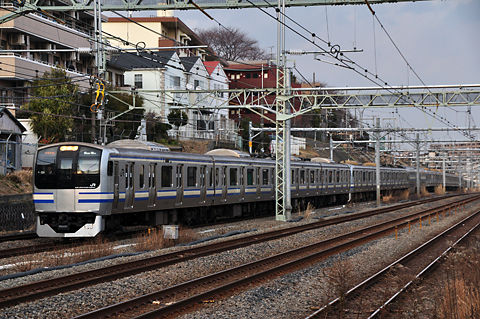 横須賀線E217系＠新子安