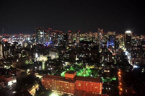 東京タワーからの夜景（その１）