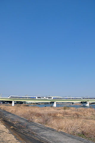 371系＠多摩川橋梁（その３）