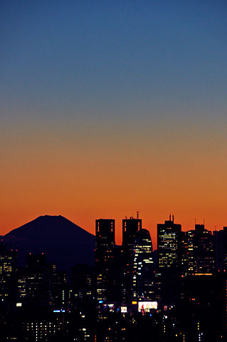富士山と新宿副都心(その2)
