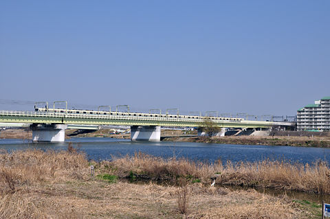 小田急8000形＠多摩川橋梁（その１）