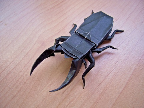 クワガタ・折り紙