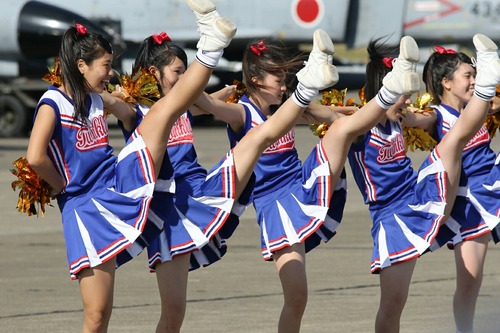 チアダンス 水戸商業高校 Blue Twinkle's 第30回 百里基地航空祭
