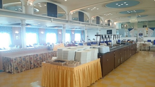 さんふらわあ「ふらの」 船内公開 レストラン 艦艇公開in大洗