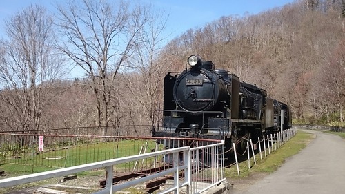 旭川八景 神居古潭 蒸気機関車