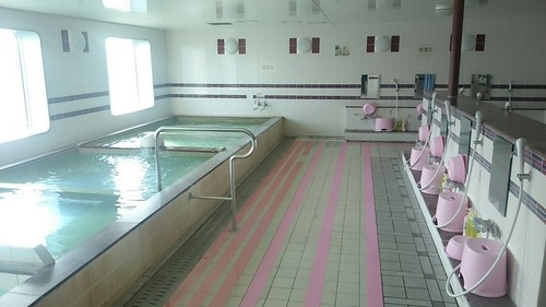 さんふらわあ「ふらの」 船内公開 婦人用浴室 艦艇公開in大洗