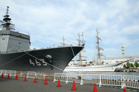 MST-463 掃海母艦うらが 一般公開 第34回 横浜開港祭 新港埠頭