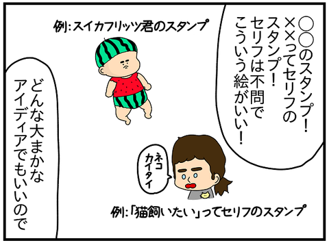ラインスタンプ1