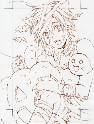 合作線画!