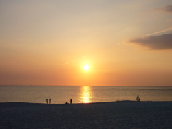 南紀白浜の夕日