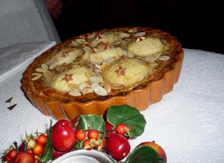 tarte amandine aux pommes