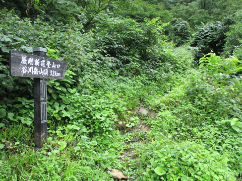 83巖剛新道登山口2