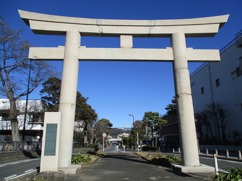 166一の鳥居近くへ1