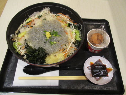 209生しらす丼・温泉たまご付