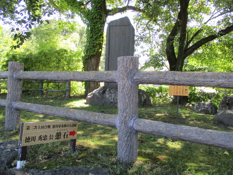 263徳川秀忠公憩石1