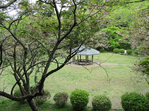 56あずまやのある広場