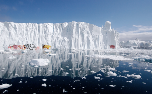 Graffiti-on-Polar-icebergs