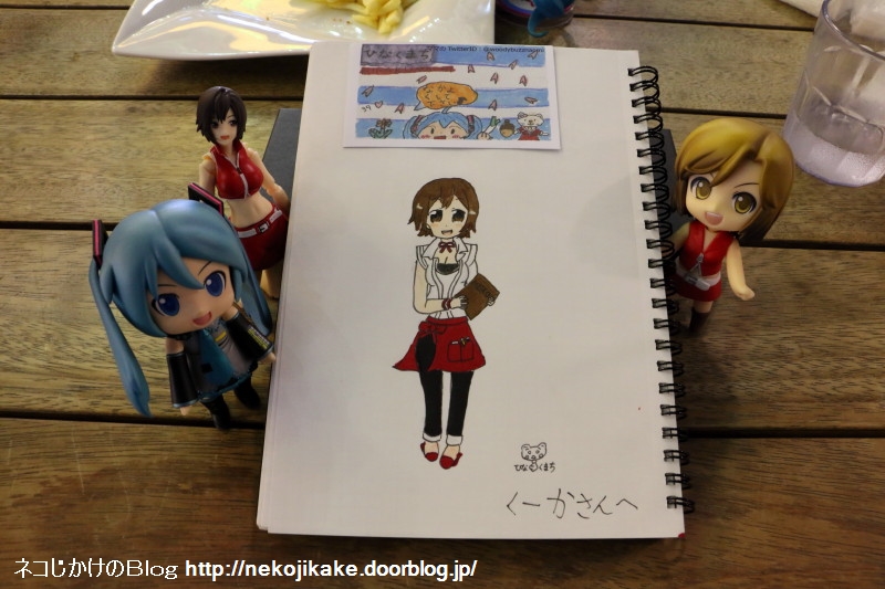 2017071312ひなくまちさんにMEIKOさんを描いていただきました。