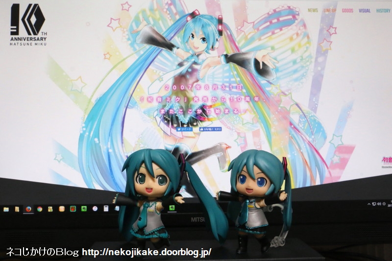 2017041307初音ミク10周年サイトメインビジュアル公開。2