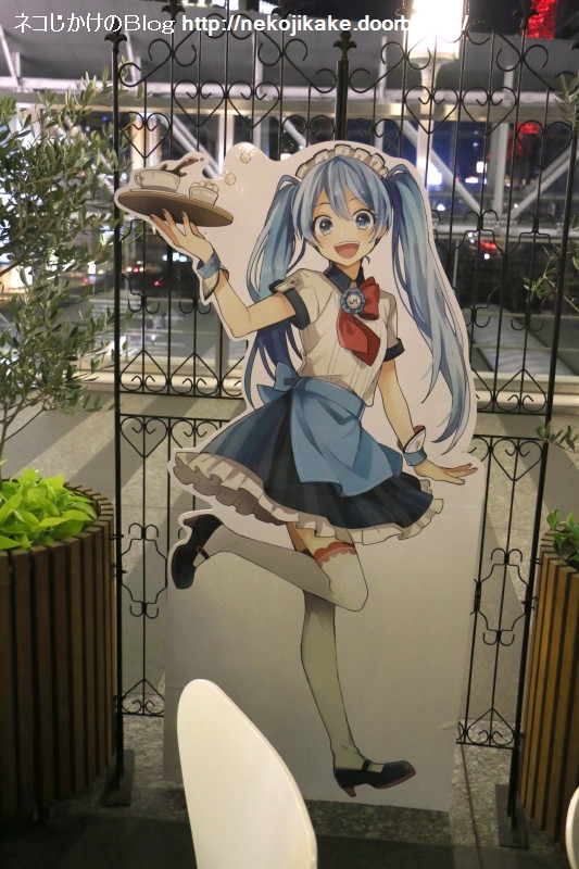 2017070829初音ミク10周年コラボカフェ@バール・デルソーレ。4