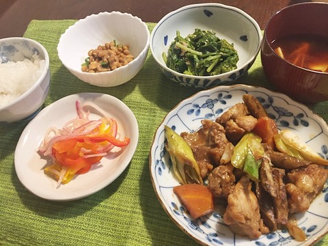夕食