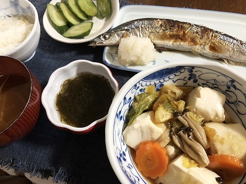 夕食