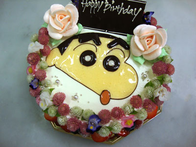 バースデーケーキ クレヨンしんちゃん 誕生日 記念日用にオーダーできるデコレーションケーキ