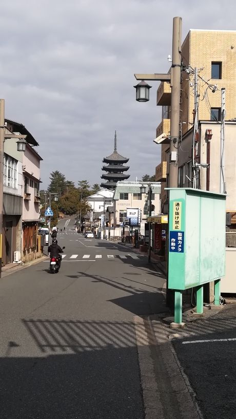 奈良町と五重塔
